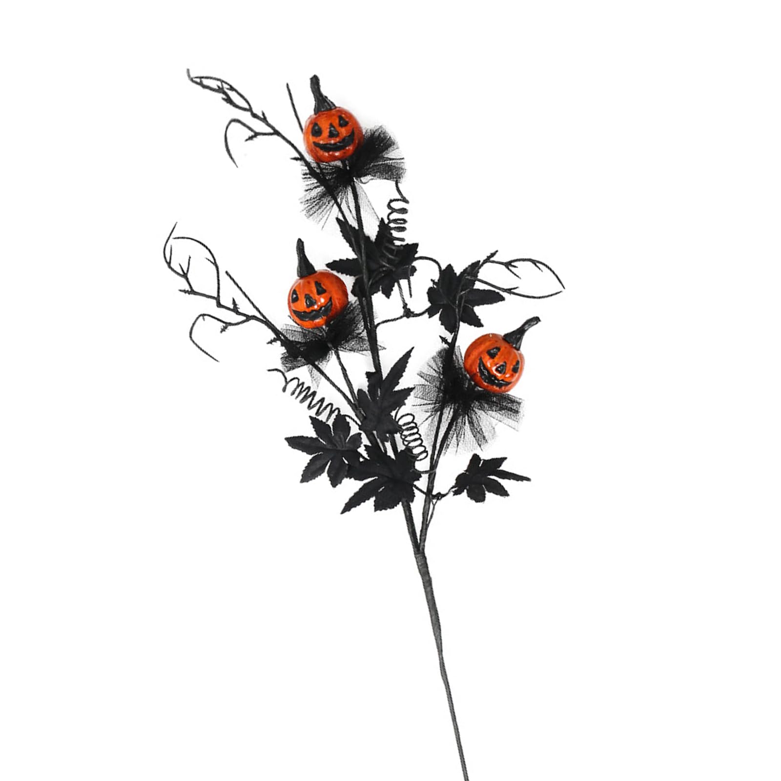 Msioytog Artificial Plant with Realistic Pumpkin Halloween Bouquets for Halloween Flower Arrangement Home Party Decoration Party Decorations