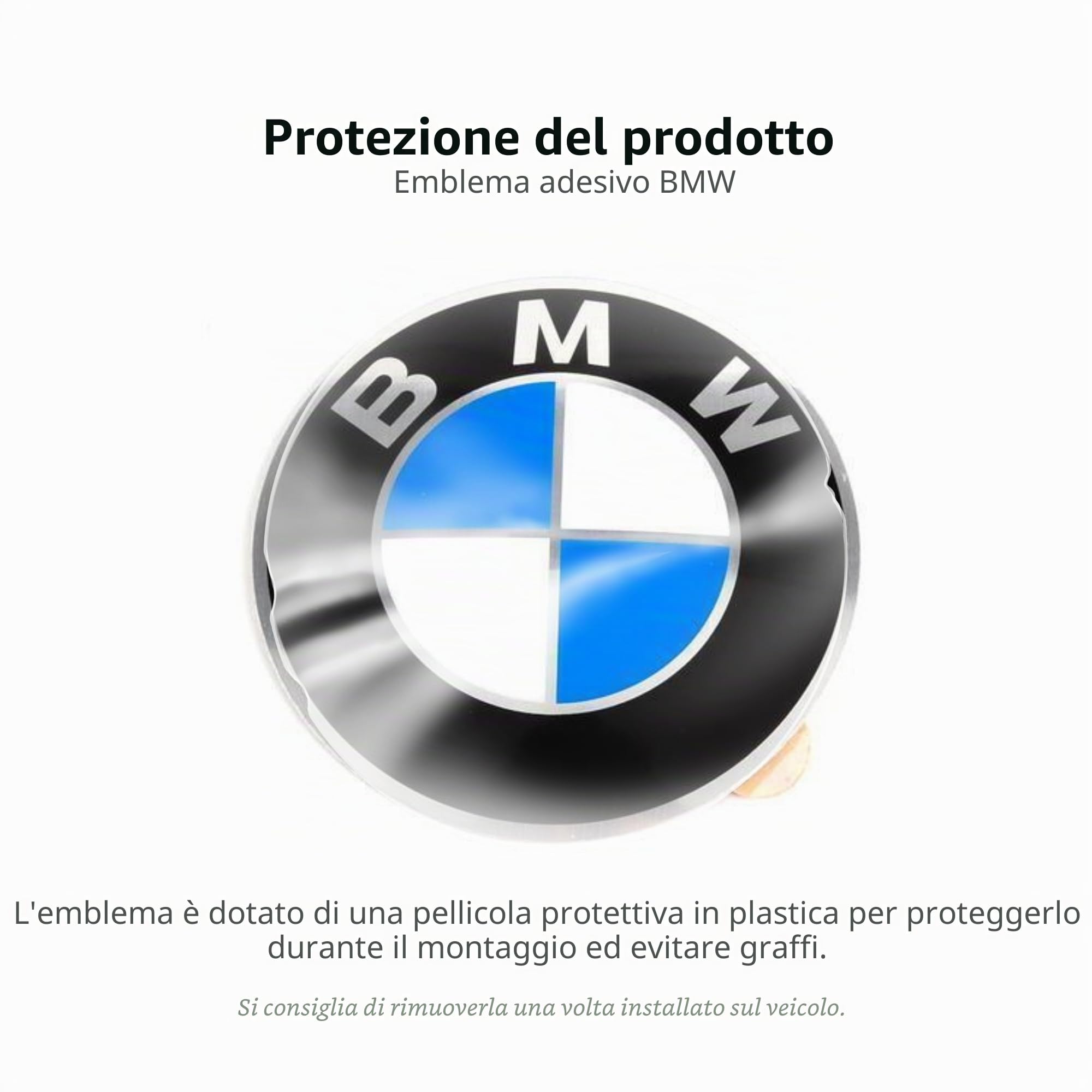 BMW Logo per Cerchioni 70 mm Autoadesivo 1 szt.