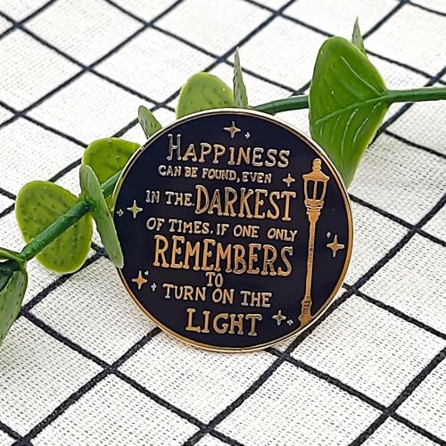 Image of Magic Fiction Quotes Pin - Culture Series | Premium Enamel Pin - Statement Lapel Pin - Plated Badge for Clothing, Bags, Hats, Jackets, and Lanyards