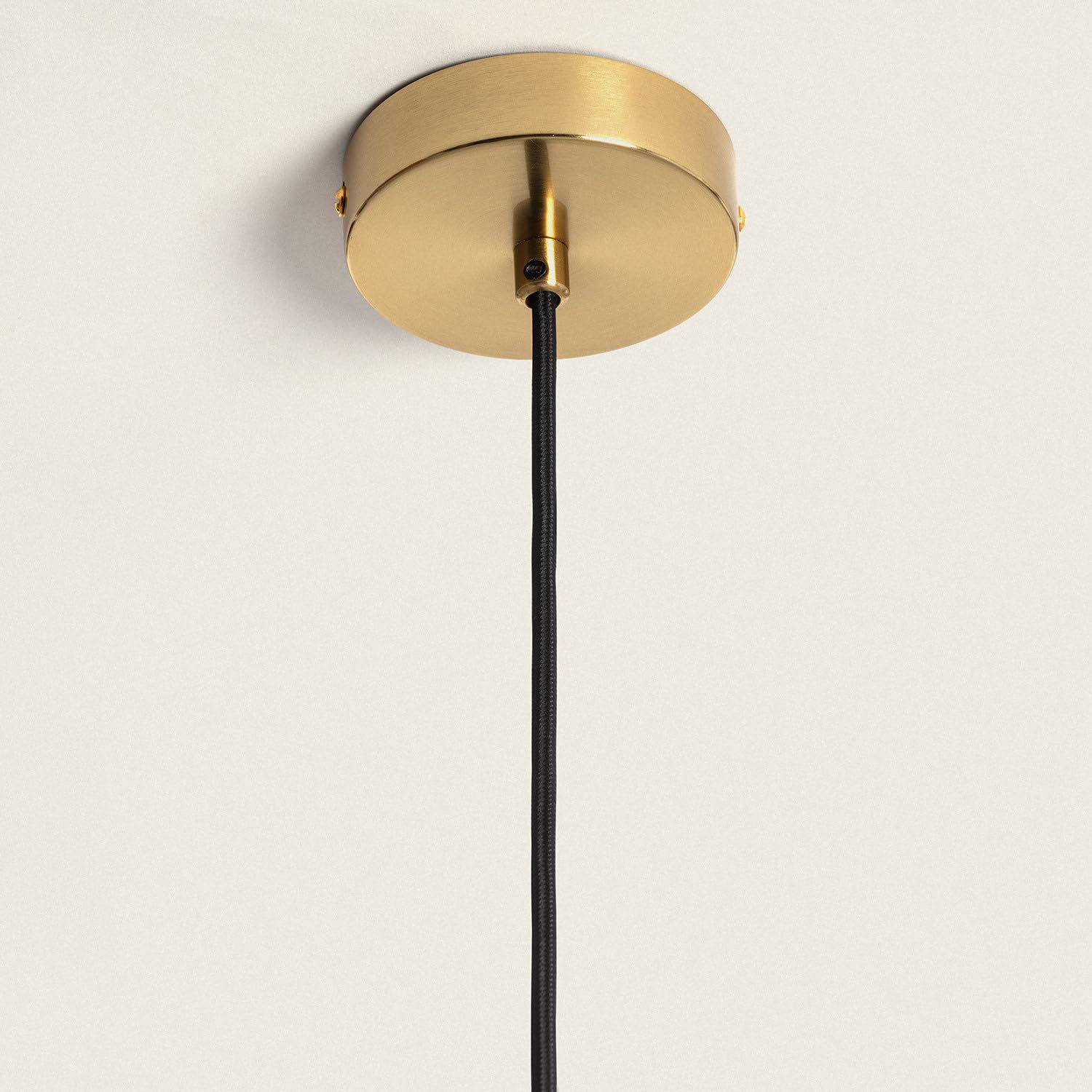 LEDKIA Lámpara Colgante Metal y Cristal Moonlight Brass Dorado