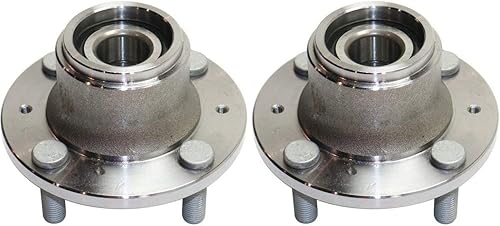 Evan Fischer Buje de rueda trasera y rodamiento compatible con Chevrolet Aveo 2004-2011 Chevrolet Spark FWD 2013-2015 con pernos, juego de 2, lado