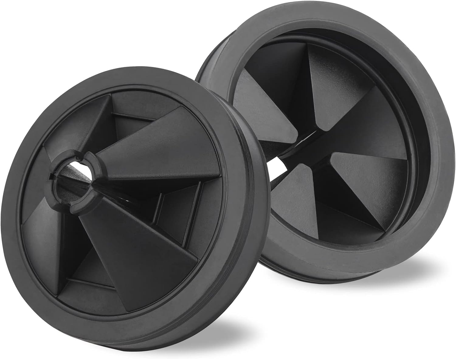 2pcs 3 1/8 Inch Garbage Disposal Sink Baffle Splash Guard, Garbage Disposal Quiet Cover Splash Guard, Quiet Collar Sink Baffle for Moen, Waste King, Whirlaway, GE Disposer