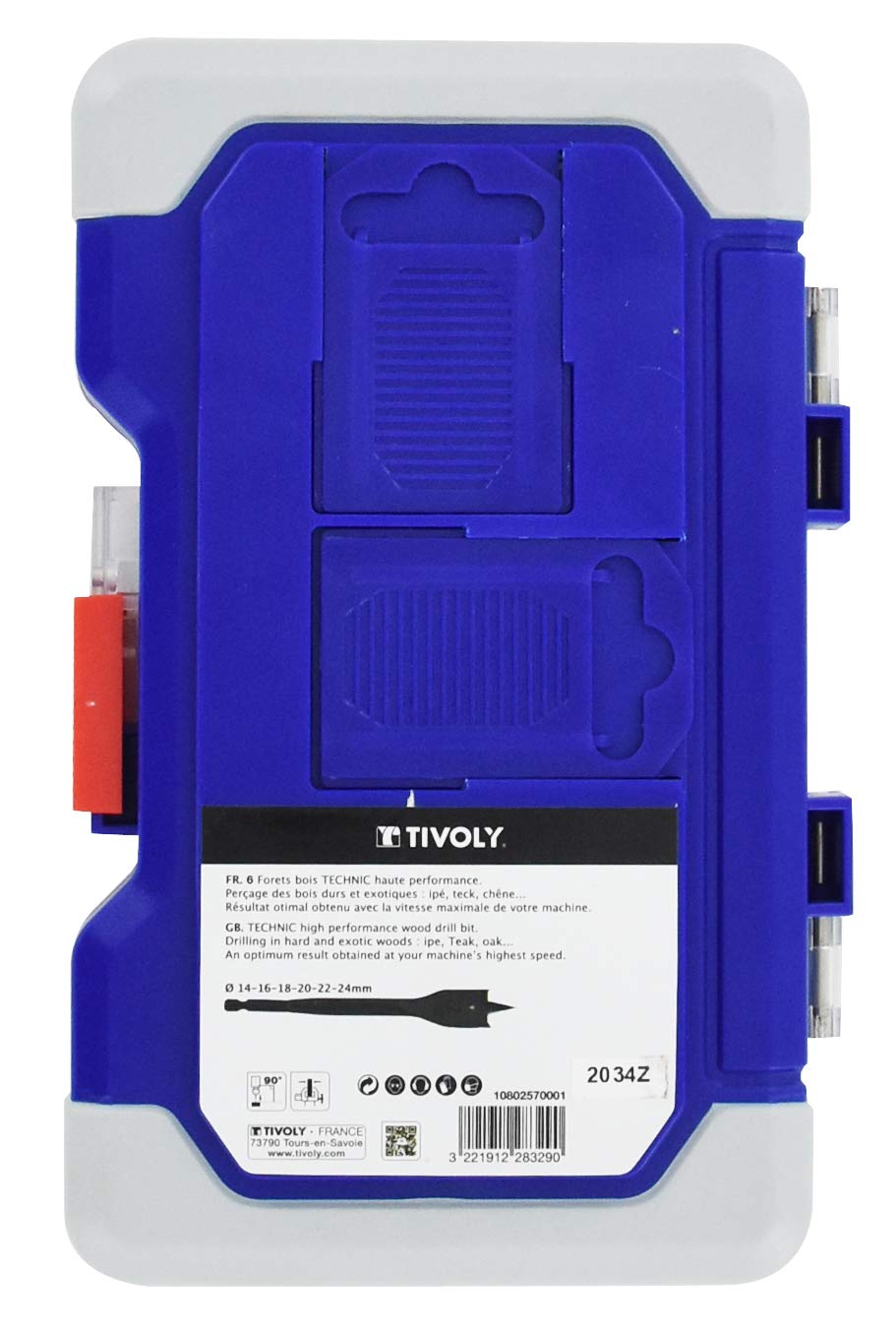 Tivoly 10802570001 Ranger Mèches Plates Technic