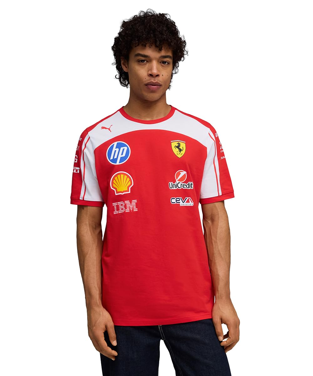 Scuderia Ferrari F1 2026 Men's Team Tshirt - Red