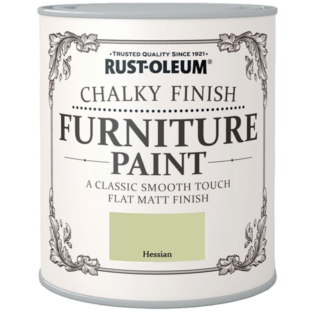 Rust-Oleum Chalk Chalky Furniture Paint Hessian 125ML