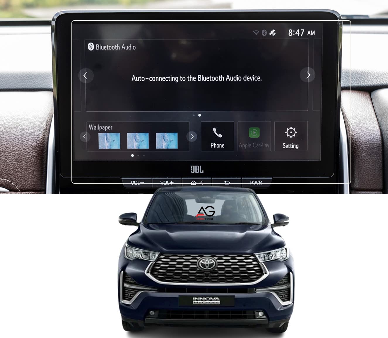 Andeal Guards Screen Protector Compatible With TOYOTA INNOVA HYCROSS ZX, ZX(O) (10.1 INCH) GPS Infotainment System Accessories (Matte Finish) Pack of 1- With Installation Kit (B0C1W9M4FD) Amazon Price History, Amazon Price Tracker