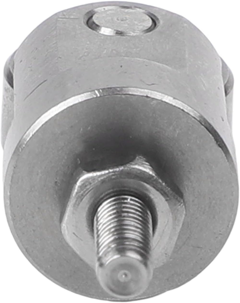 Roller Point for Dial Indicator Wheel Probe, M2.5 Thread, 10mm Stainless Steel Roller Tip with Non-Return Nut, Compatible with Digital