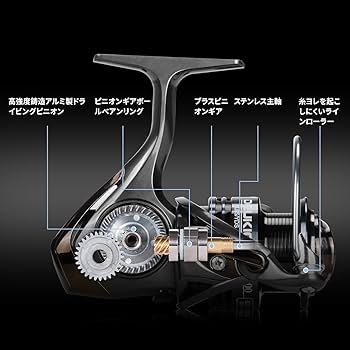 Amazon | スピニングリール 5000/6000番 15KGドラグ力 サビキ