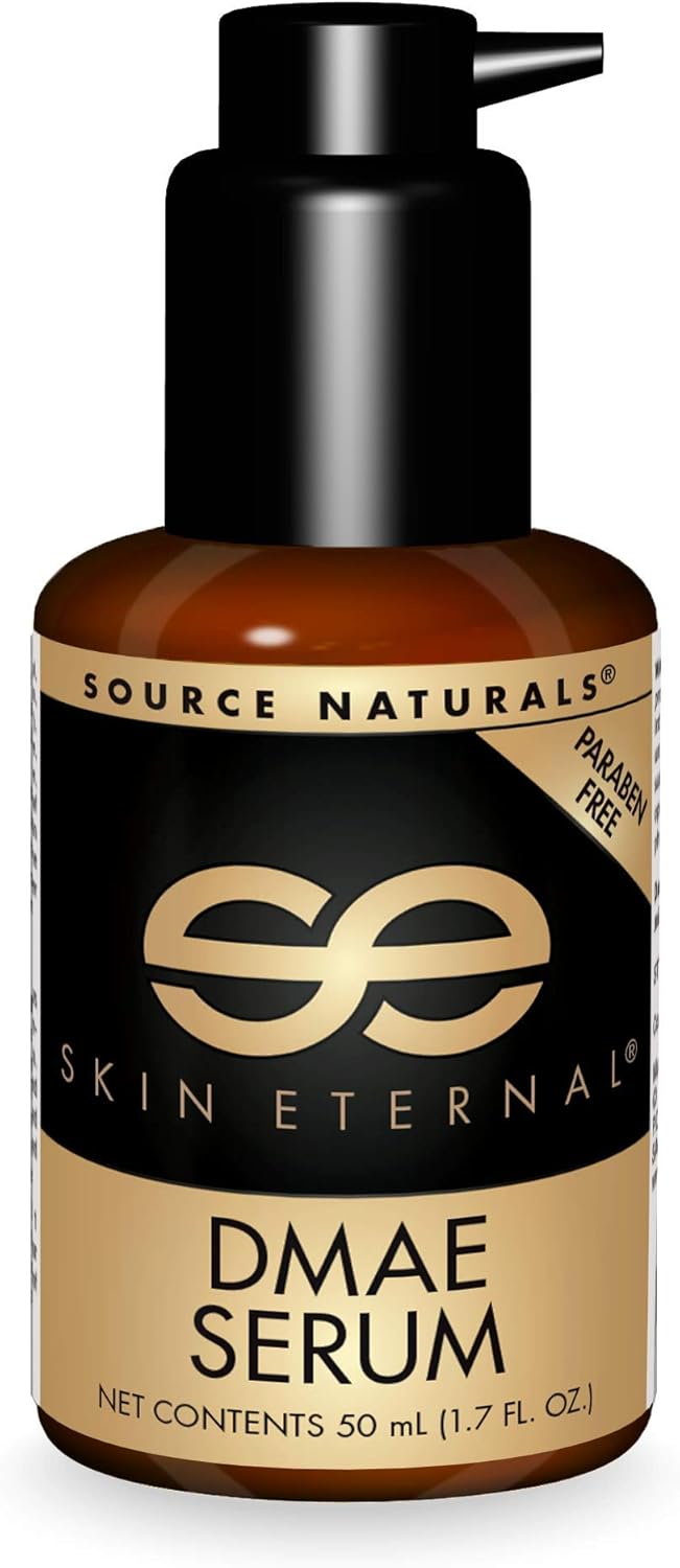 Source Naturals Skin Eternal DMAE Serum – Paraben Free, Supports Soft & Replenished Skin – 1.7 Fluid oz Source Naturals Skin Eternal DMAE Serum – Paraben Free, Supports Soft & Replenished Skin – 1.7 Fluid oz