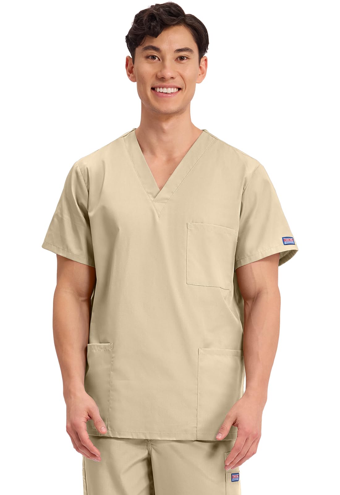 Cherokee Men's Originals Unisex V-Neck Scrubs Shirt Medical