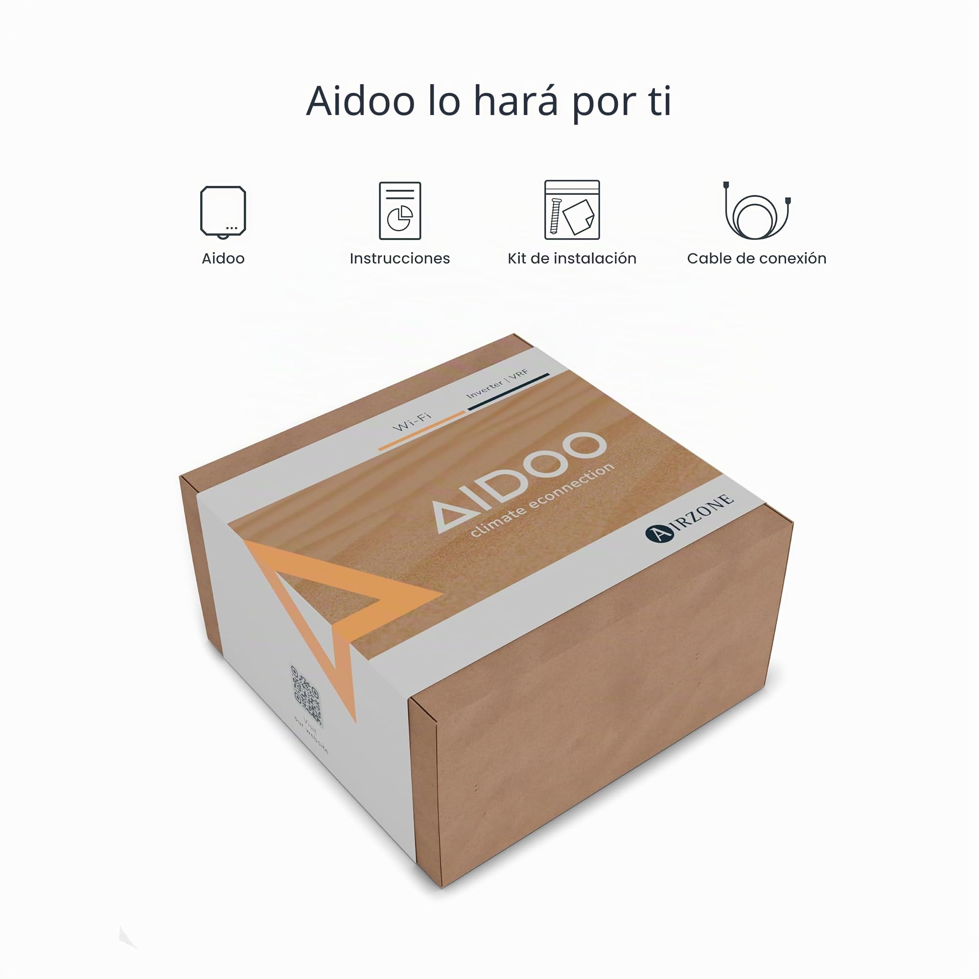 AIRZONE - Aidoo Control WiFi para Aire Acondicionado - Compatible con MIDEA/KAYSUN V5 AZAI6WSCMD1 - Control Remoto de Aire Acondicionado y Programación vía App - Compatible con Google Home y Alexa