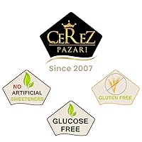 Vista 9 de Cerez Pazari Delicia turca Dulces de avellana Gourmet Premium Vegan Sweets Caja de regalo pequeña de 7.4 onzas Lujosa confitería tradicional suave