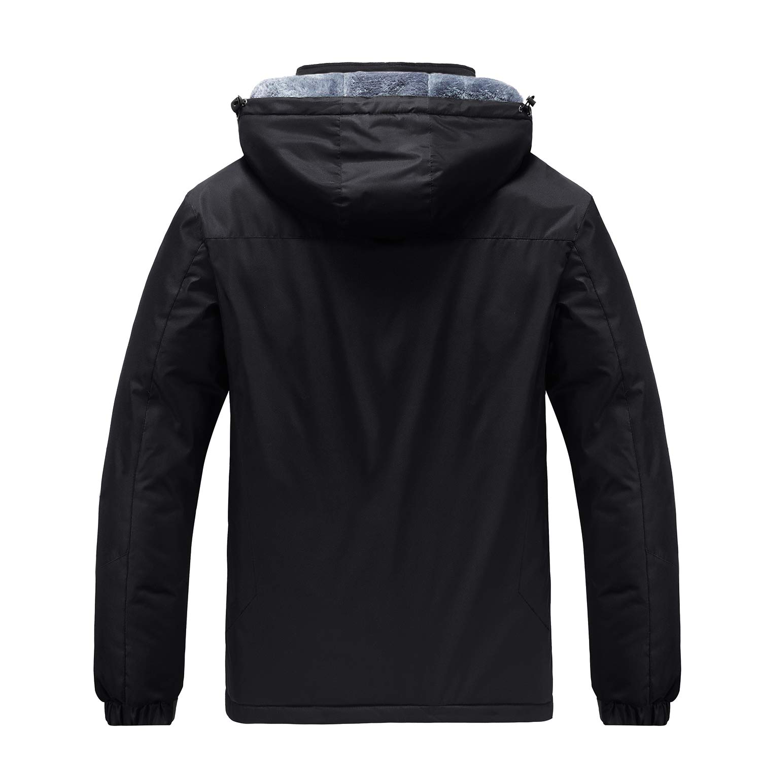 TOMEEK Waterdichte fleece jas met capuchon voor heren, warme winterjas, winddichte ski-jas met meerdere zakken, outdoor kompasjassen, Militair Groen, XL TOMEEK Waterdichte fleece jas met capuchon voor heren, warme winterjas, winddichte ski-jas met meerdere zakken, outdoor kompasjassen, Militair Groen, XL