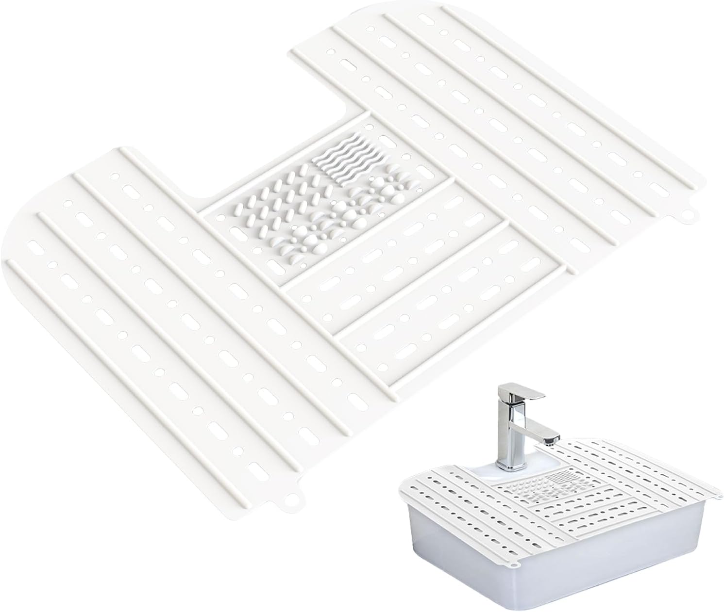 Oldmoom Foldable - Compact Foldable with Mounting Loop | RV Travel Foldable Gadgets, Small Bathroom Must Haves Accessories for Beauty Tools 8 61GOMEDr6AL. AC SL1500