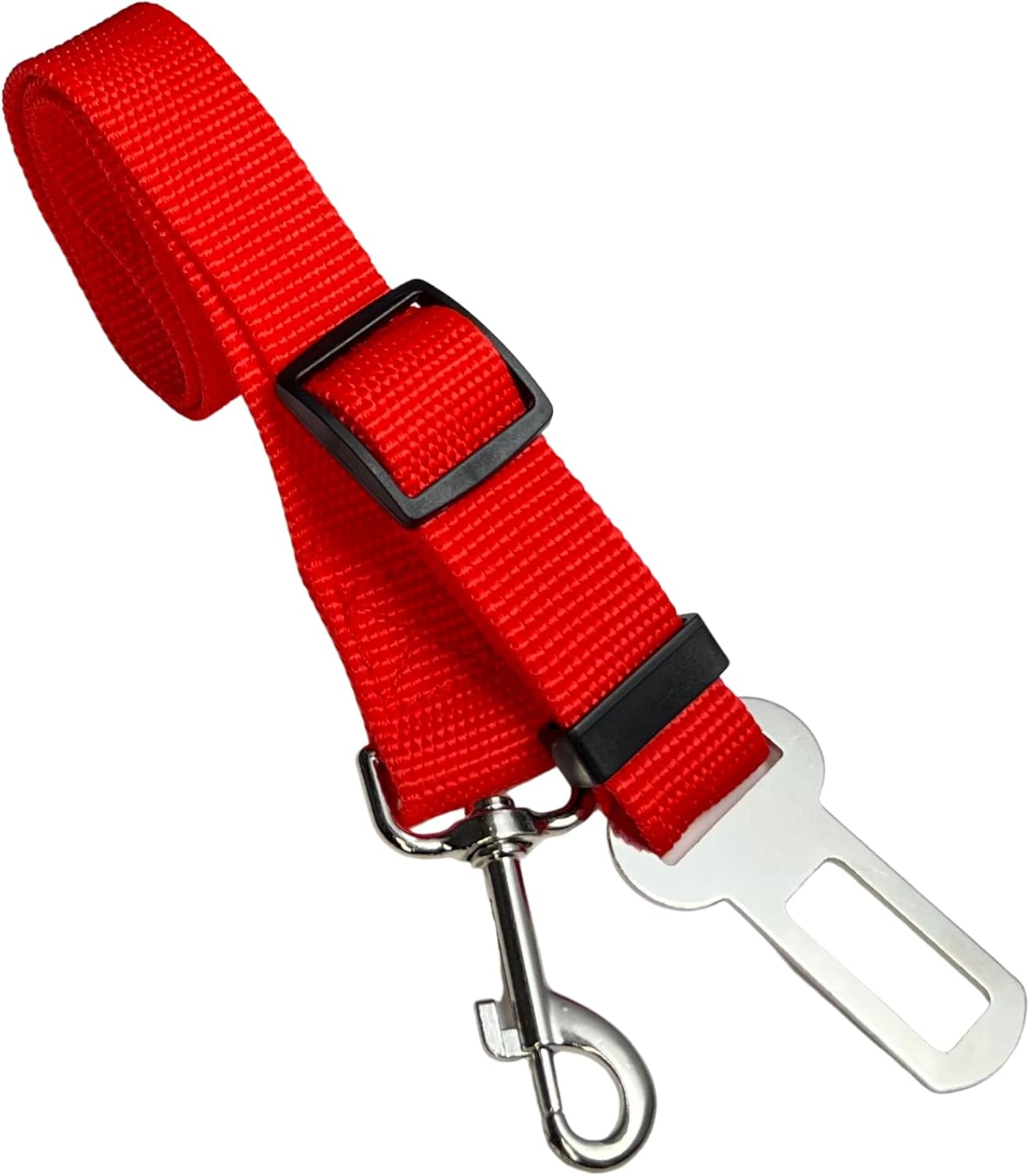 Adjustable Dog Cat car seat Belt (Red) Pet Supplies