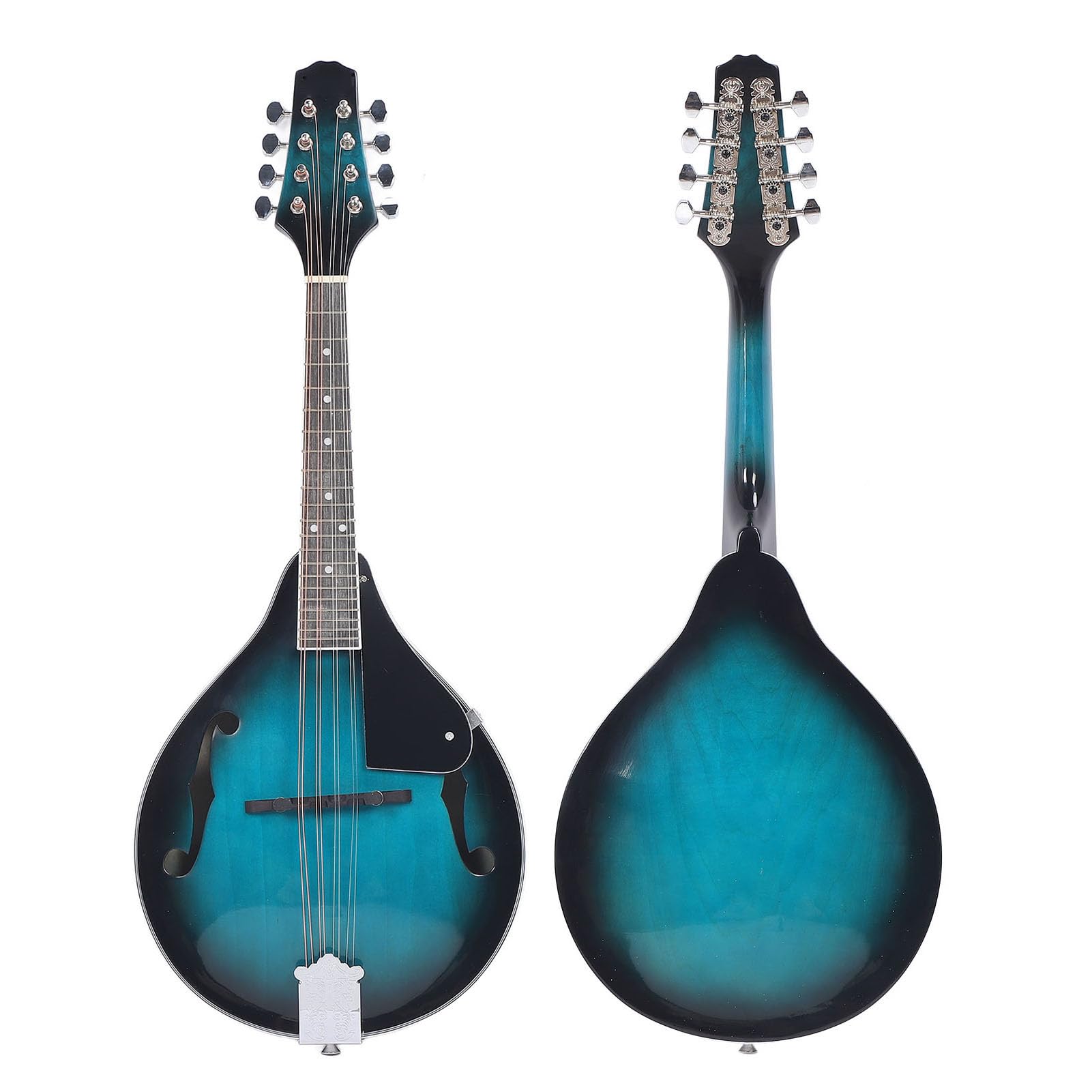 Zestaw Instrumentów Mandolinowych 8 Sznurka Mandolina z Mandoliny z Plamkowatymi Sznurkami i Czyszczeniem dla Początkujących Dorosłych Zielony