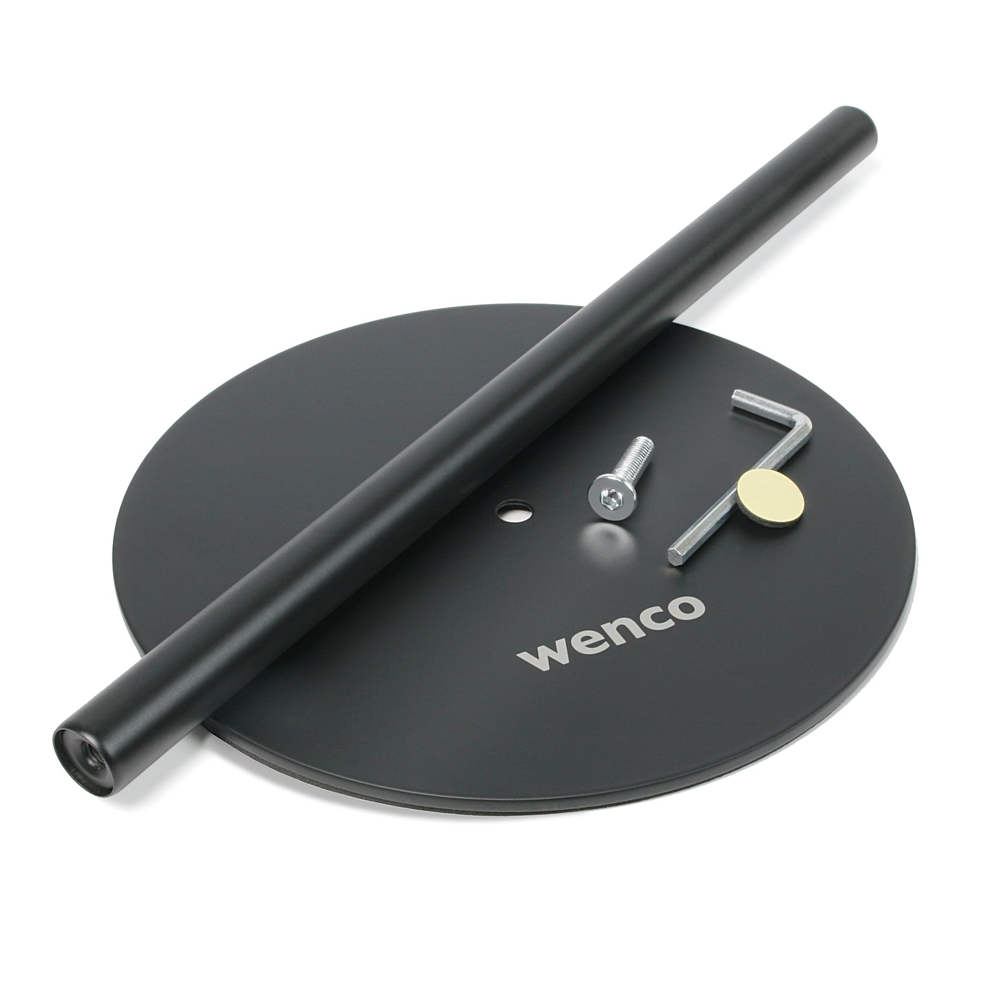 Soporte Para Rollo De Cocina Wenco | Acero Negro, 31.5 Cm Alto | Montaje Fácil, Ideal Para Cocinas