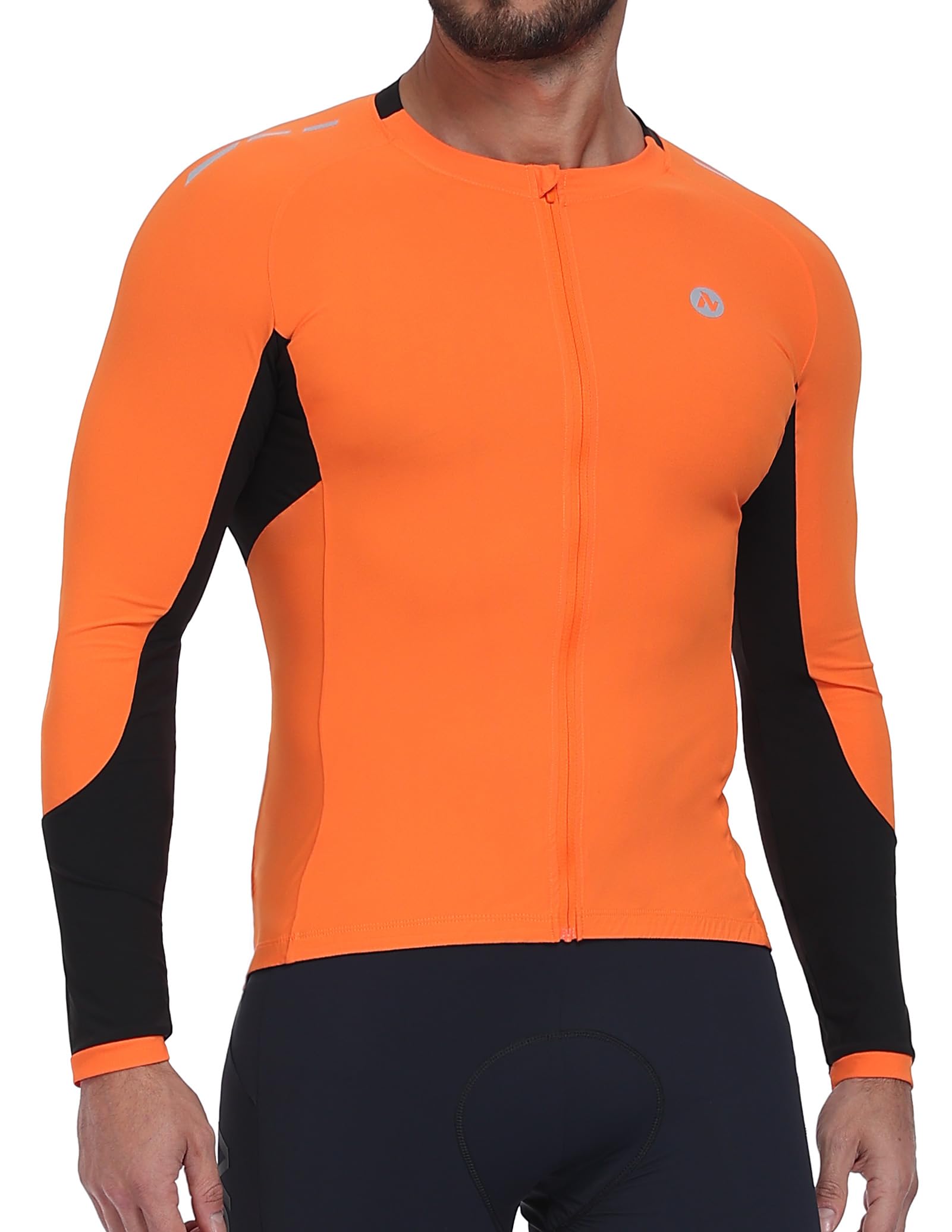 Nepest - Camiseta de ciclismo para hombre, larga duración, transpirable, cómoda, secado rápido, bicicleta apta para bicicleta de montaña y carretera