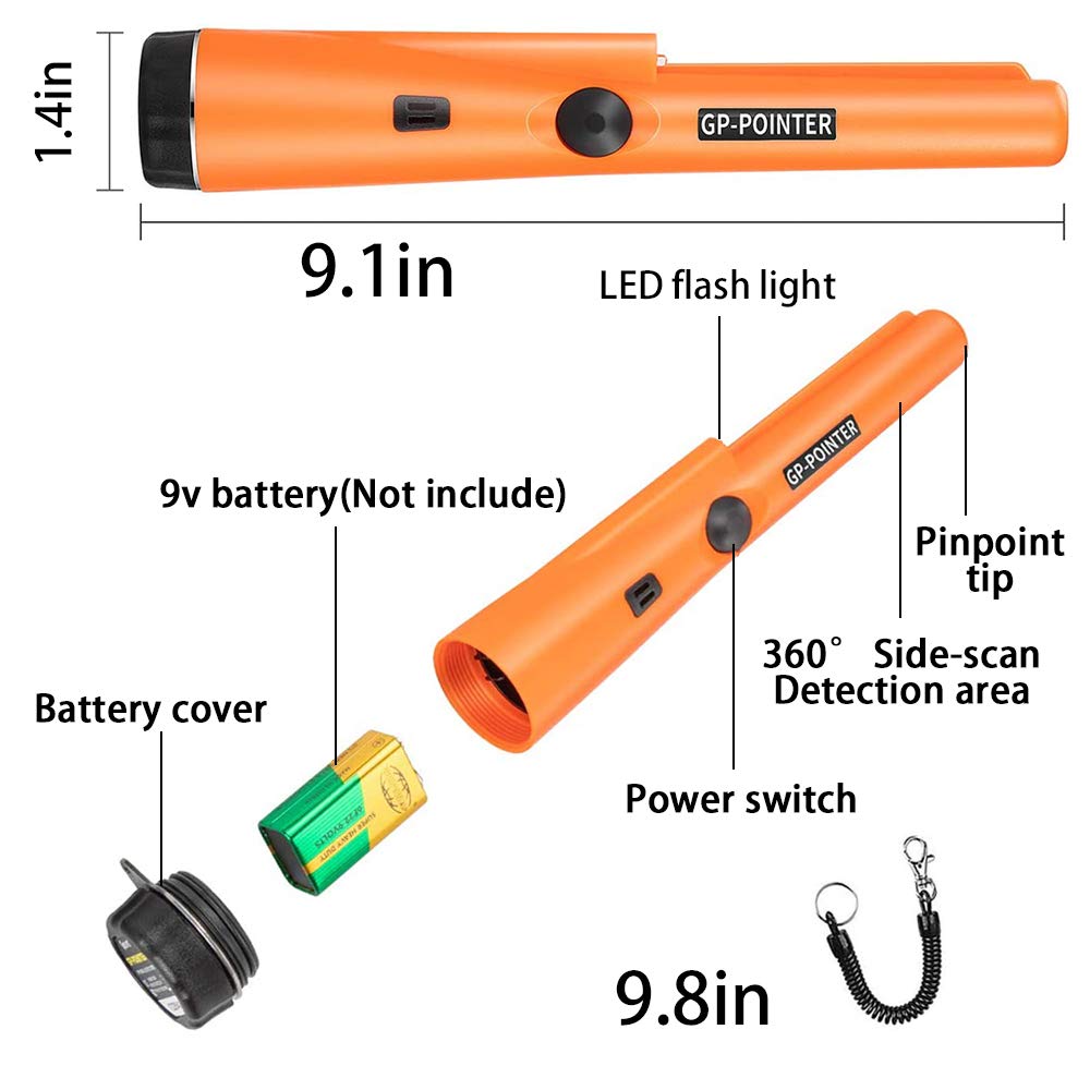 Professionele Pinpointer Metaaldetector - Ideaal voor Kinderen en Volw