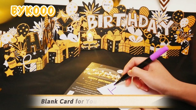 Happy Birthday 狂三　優勝PR　PR+ Amazon.com : MZD8391 UPGRADED 3D Pop Up Firework Birthday