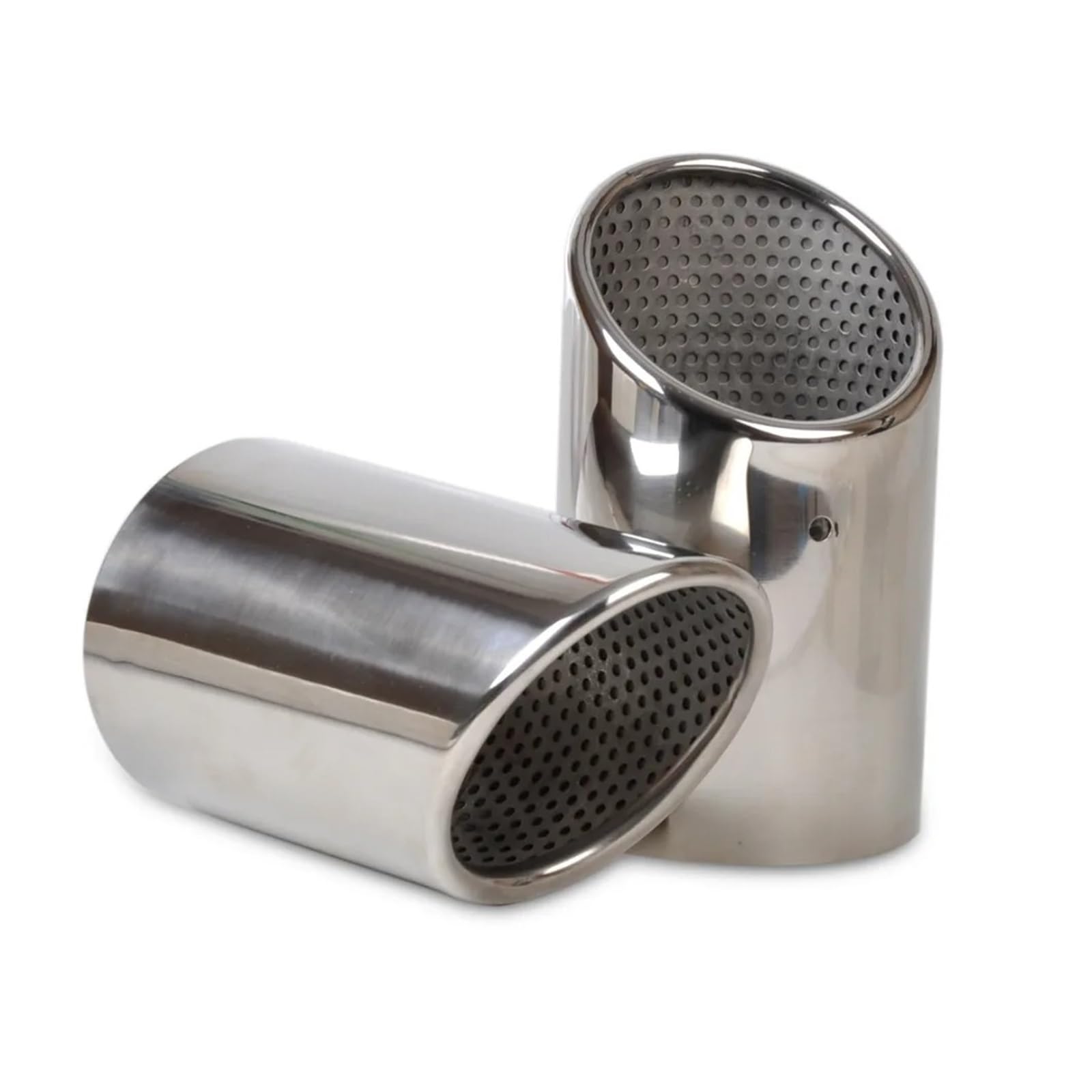Terminali Scarico 2X per Q7 2006-2008 2009 2010 2011 2012 2013 TERMINALE di Scarico Posteriore in Acciaio Inox TERMINALE di Scarico TERMINALE di Scarico Terminale Silenziatore