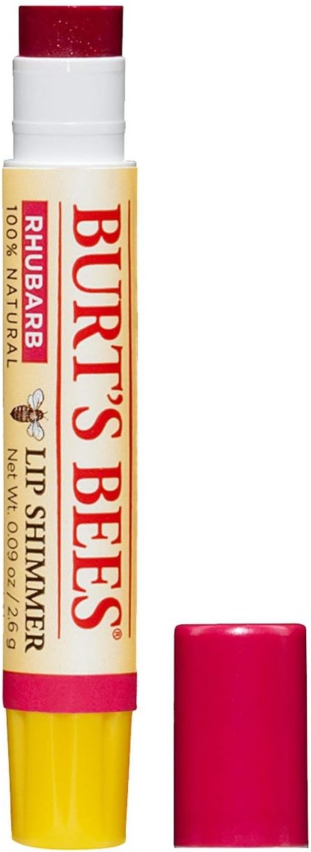 Burt’s Bees Lippenschimmer Rhubarb, per stuk verpakt (1 x 2,6 g)