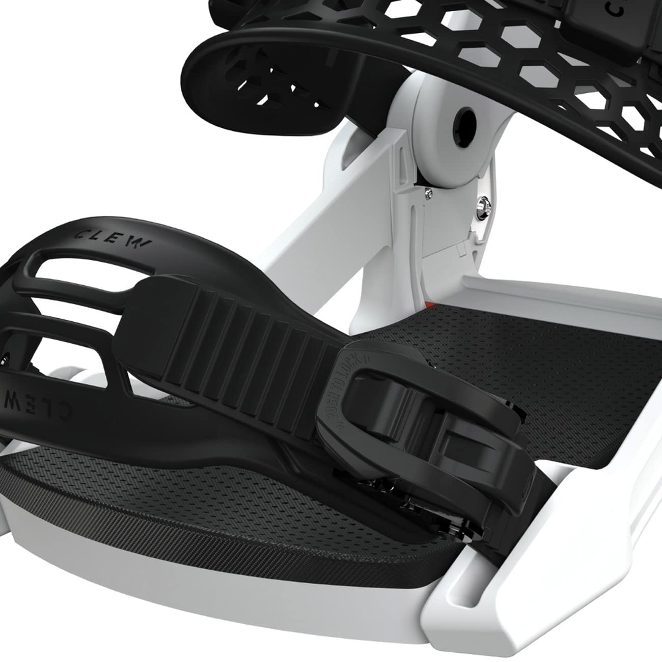 Clew Freedom 1.0 Fijaciones para snowboard hombre talla M blanco