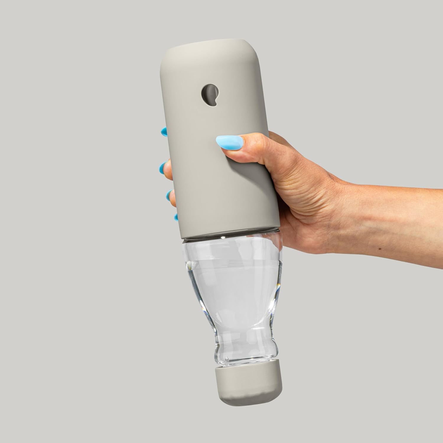 S'well Glass Original Water Bottle, 18oz, Lunar Grey, Borosilicate Glass Bottle With Protective Silicone Sleeve, Zero Plastic, Leakproof, BPA Free - Image 7