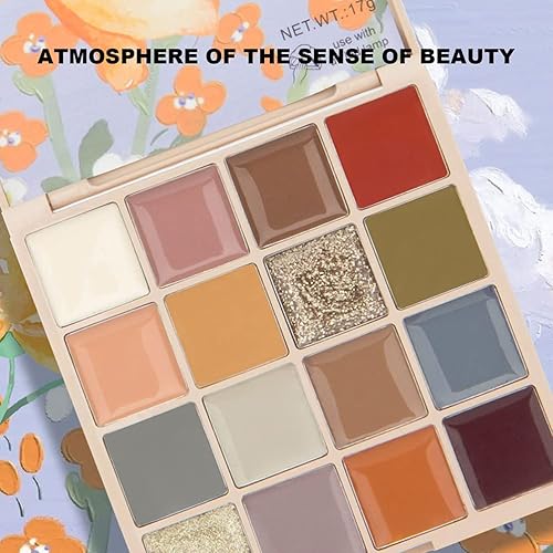 Miniatura 5 de Enfudid Paleta de esmaltes de uñas de gel sólido de 16 colores, juego de pigmentos de esmalte de uñas de barro crema, salón de belleza, bricolaje,