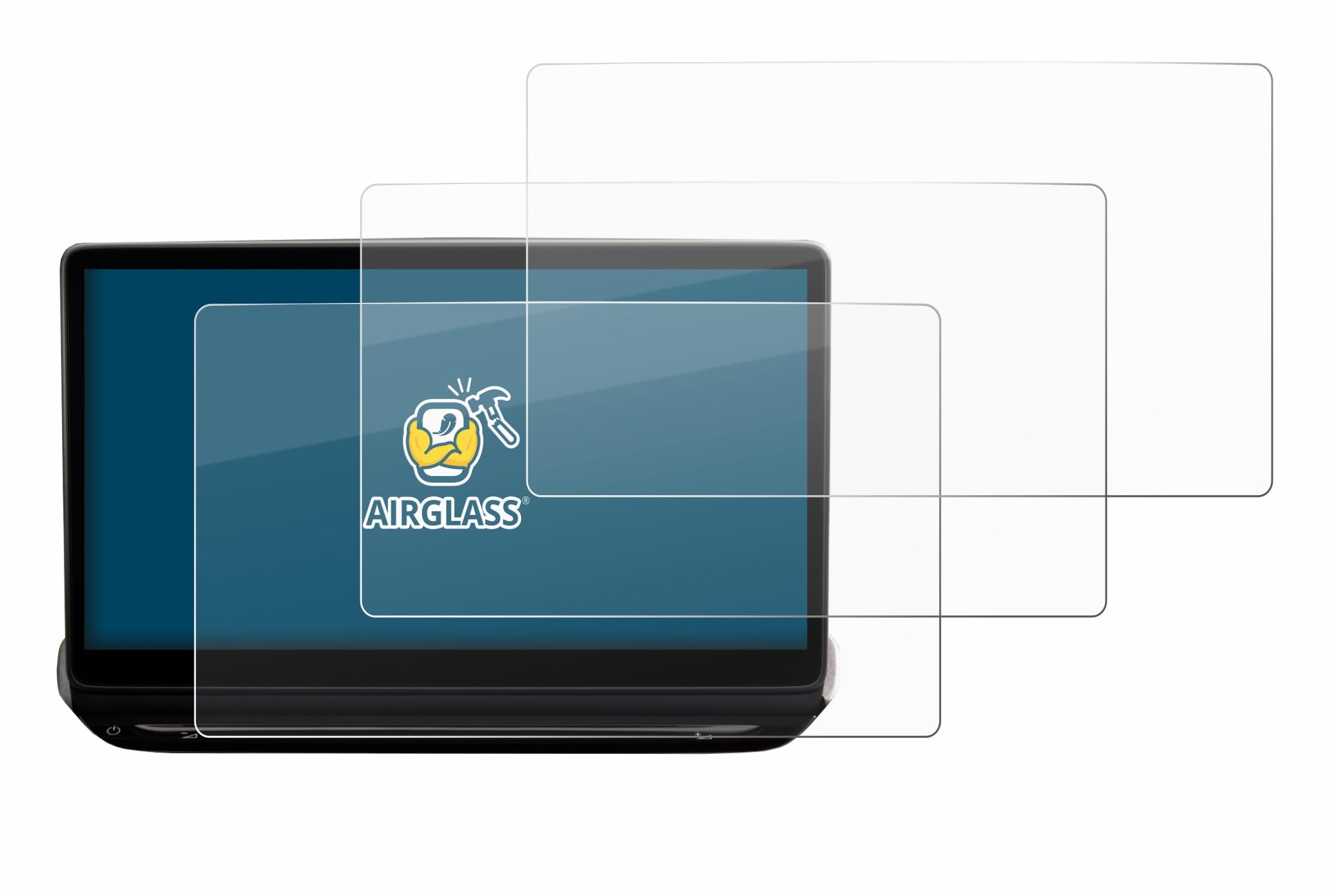 brotect Pellicola Protettiva Vetro per Skoda Enyaq RS 2026 Infotainment System 13" Protezione Schermo (3 Pezzi) [Durezza Estrema 9H, Chiaro]