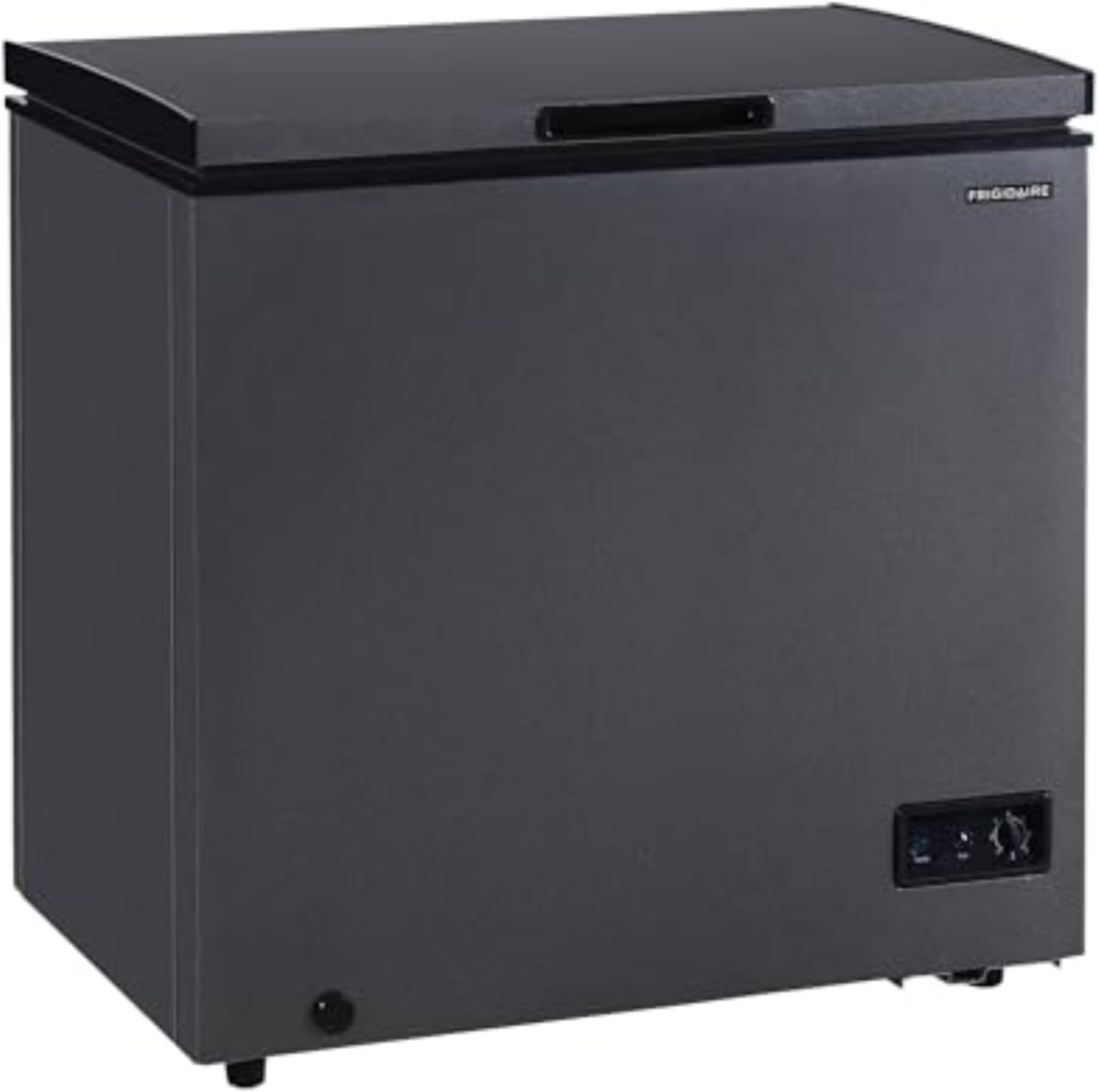 Chest Deep Freezer, 7 Cu. Ft. Capacity, Granita Rugged Design-Adjustable Thermostat-Removable Vinyl Coated Wire Basket-Easy Defrost Drain