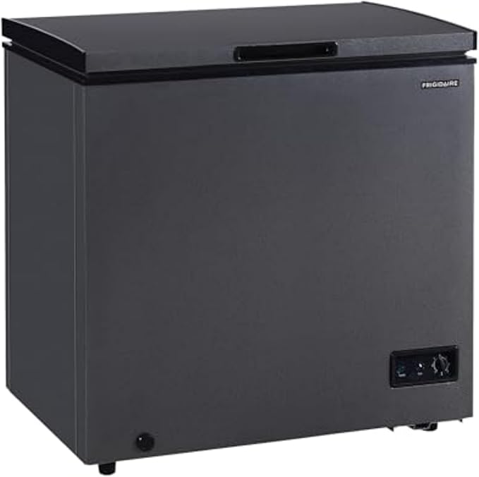 Frigidaire 7 cu ft chest freezer with rugged granita finish