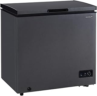 Chest Deep Freezer, 7 Cu. Ft. Capacity, Granita Rugged Design-Adjustable Thermostat-Removable Vinyl Coated Wire Basket-Easy Defrost Drain