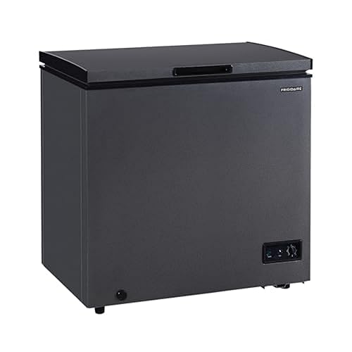 Frigidaire Chest Deep Freezer, 7 Cu. Ft. Capacity, Granita Rugged Design-Adjustable Thermostat-Removable Vinyl Coated Wire Basket-Easy Defrost Drain - 7 cu ft