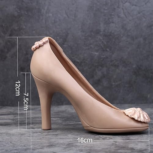 Miniatura 4 de KALAIEN Zapatos de tacón alto Chocolate Candy Molde Bundle Moldeo 3D Moldes de pastel de fondant Tamaño grande
