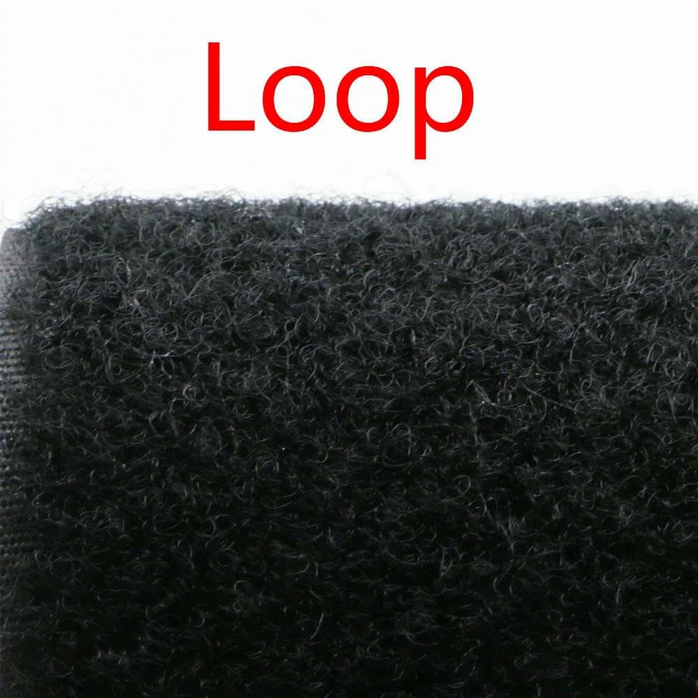 Nastro adesivo resistente da 150 mm, con gancio e passante, con nastro adesivo in gomma, con colla per fai da te, nero, gancio da 5 m