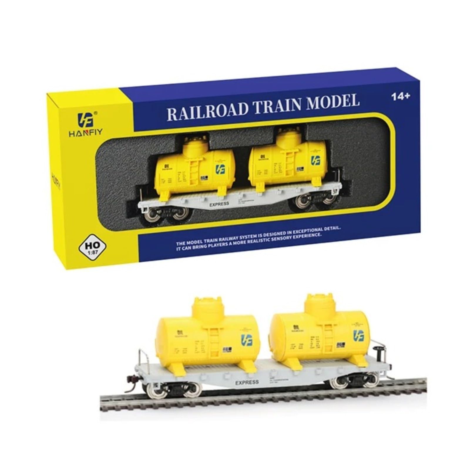HTLNUZD Ensemble de train miniature 1/87 - Voie miniature de chemin de fer à voie étroite, rails incurvés et aiguillages en nickel argenté, parfait pour les amateurs et les collectionneurs de trains