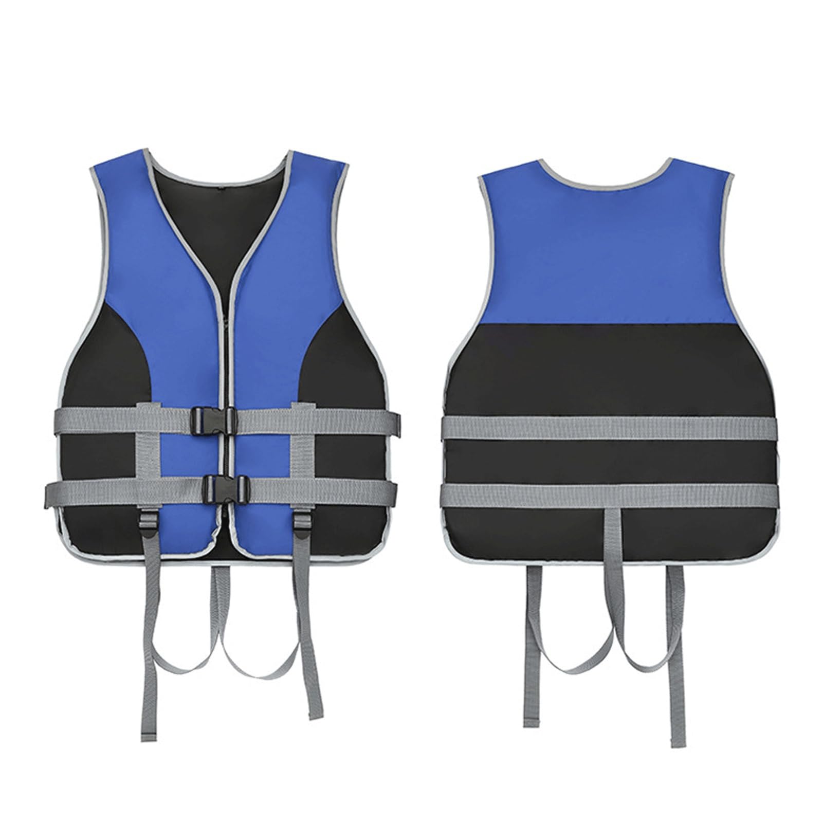 Generico Giubbotto di Salvataggio Salvagente per Adulti Regolabile Galleggiante Aiuto al Galleggiamento in Schiuma con Fischietto, Vest per Kayak Nuoto Aiuto Sport Acquatici all'aperto
