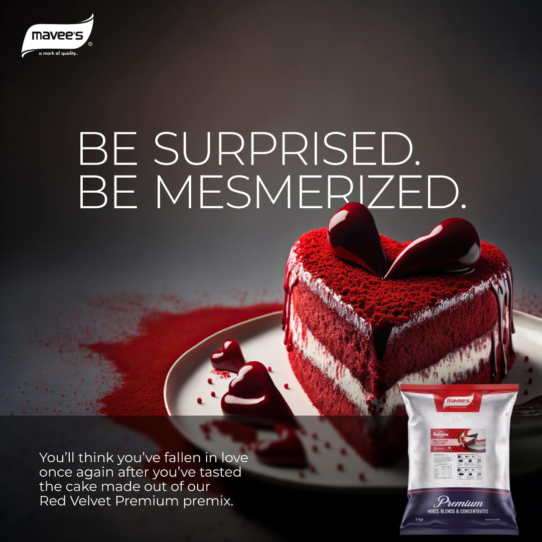 Supreme - Red Velvet Cake Mix Eggless | Premium Baking solutions | Instant Cake Premix Powder | 5Kg - Image 4 thumbnail