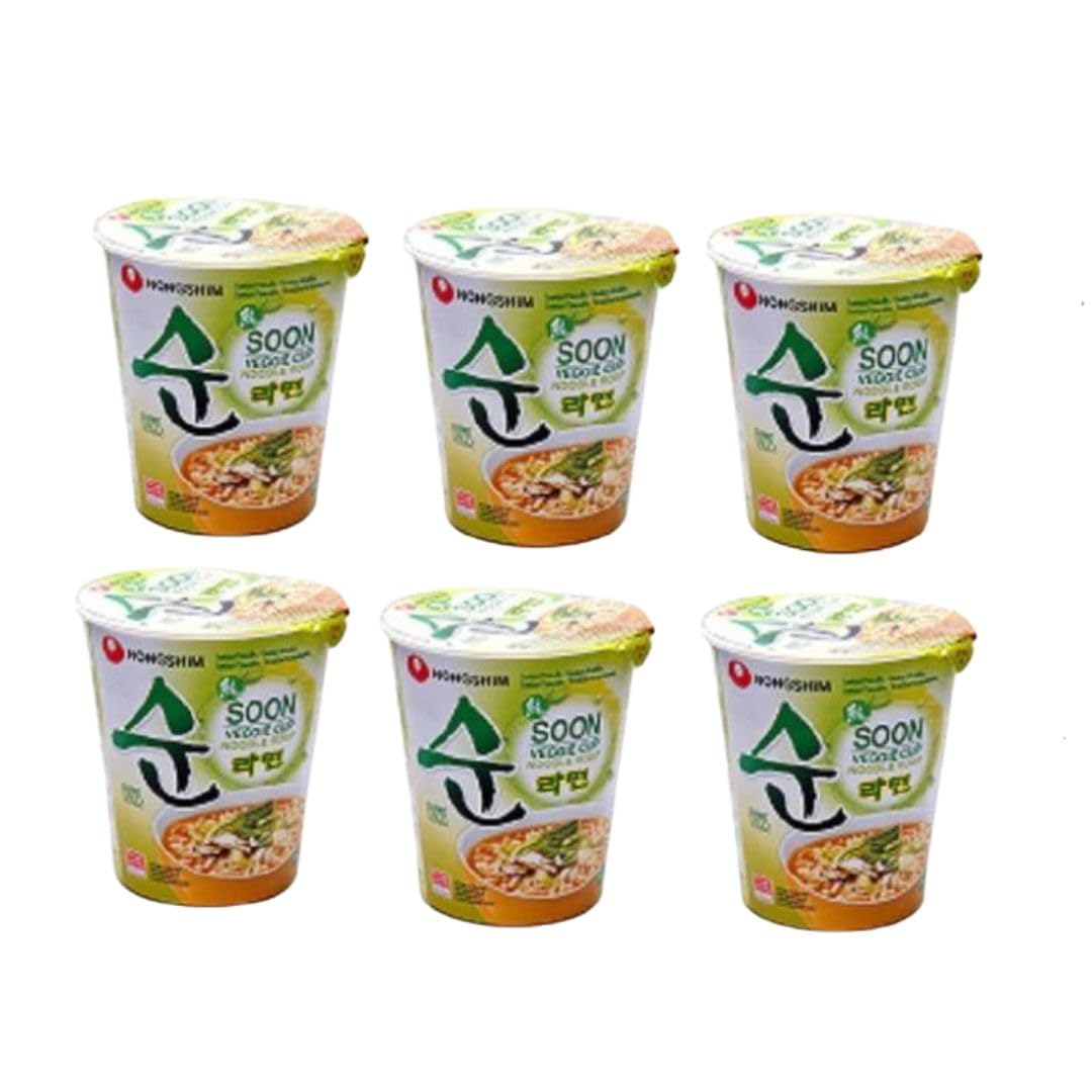 Caja Soon Veggie Ramen Cup 67g (Pack de 12)