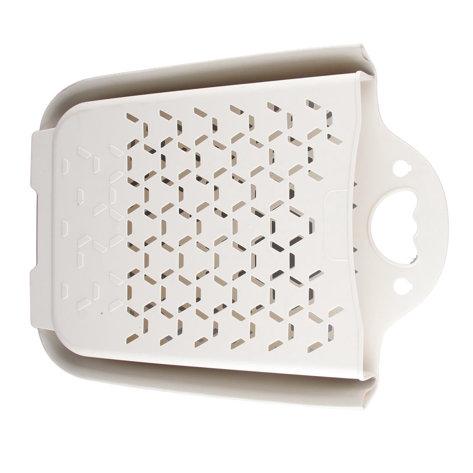 Cestello per Bucato Pieghevole da Parete, PP (XL White)