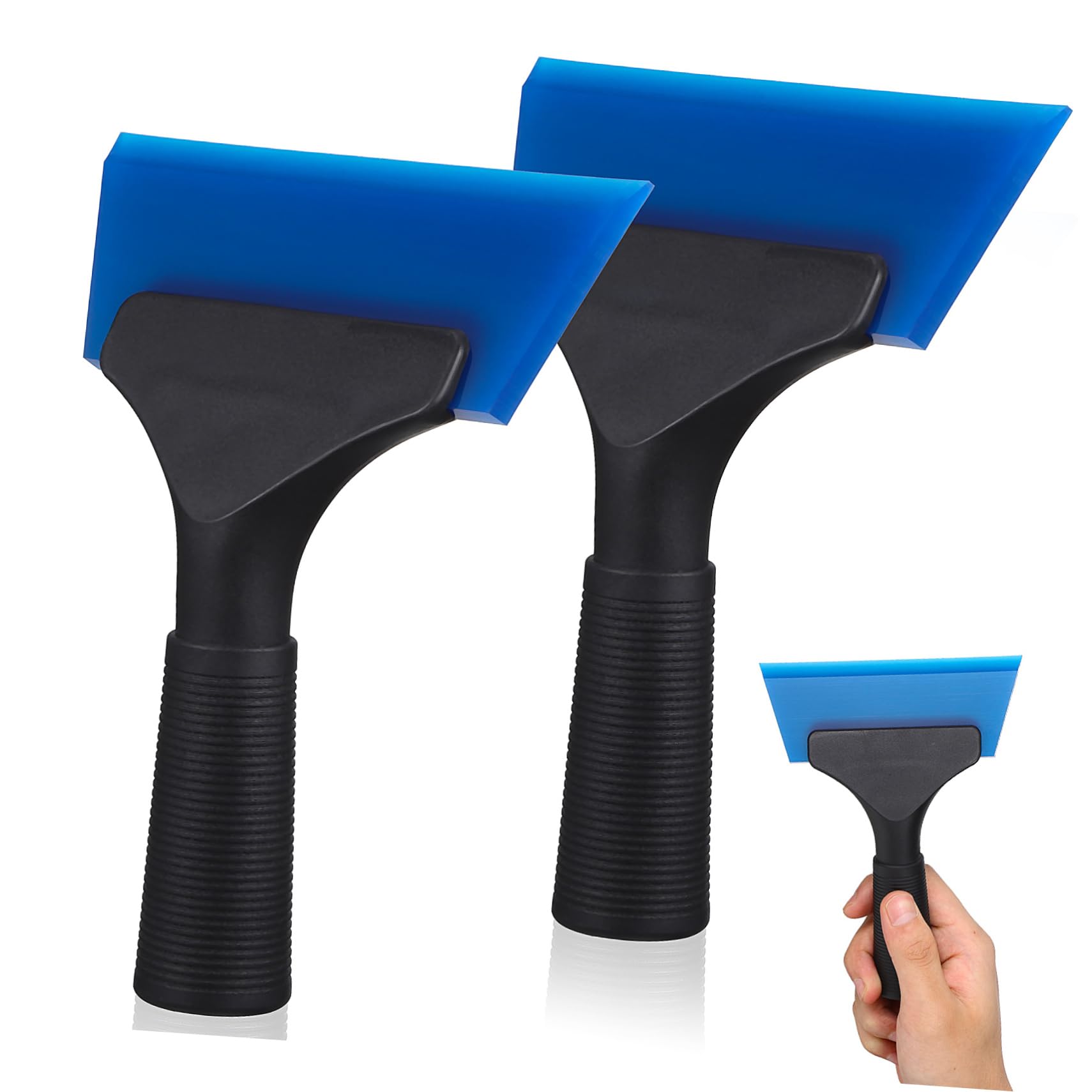 BUGUUYO 2pcs Window Squeegee Tool Film Scraper for Vinyl Wrapping Water Removal and Wallpaper Installation Ergonomic Design for Efficient and Film Application