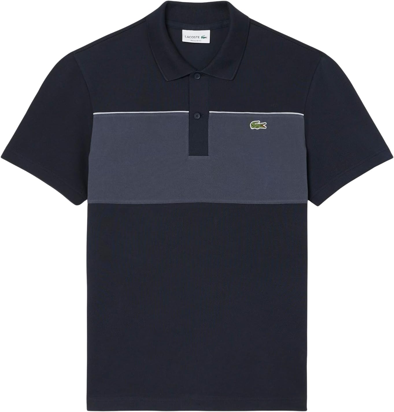Lacoste Men's Regular Fit Colour-Block Piqué Polo Shirt