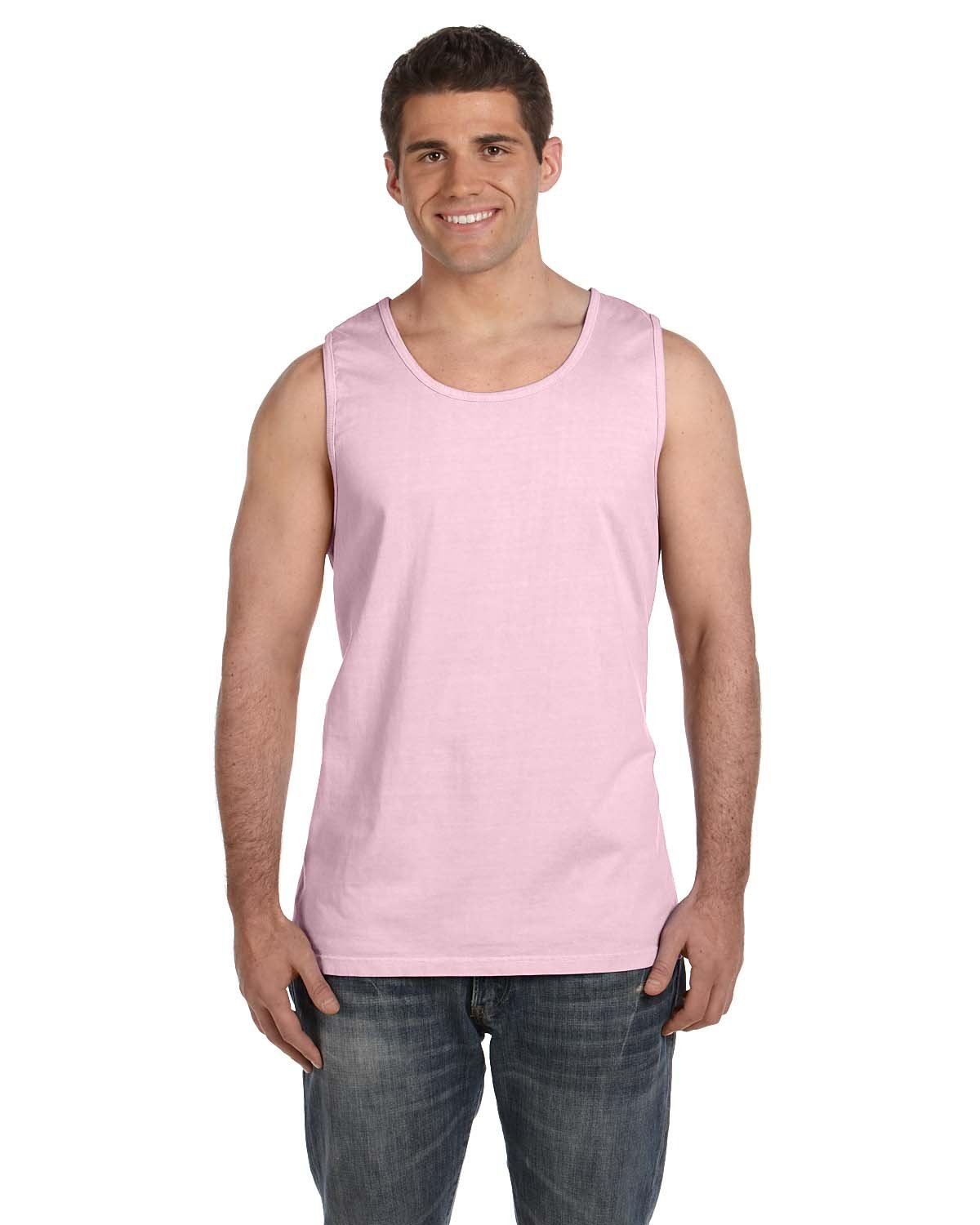 Comfort Colors Ringspun Garment-Dyed Tank, Small, BLOSSOM