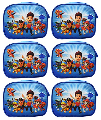 Image of Asera Polycotton Unisex Paw Patrol 6 Pcs Handbag, Multicolour