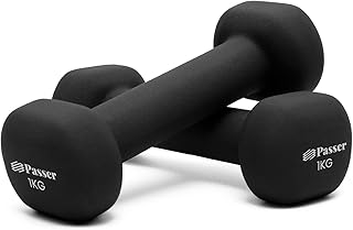 Passer Neoprene Dumbbells Pair Hand Weights for Women Men Small Dumbbells Set of 2 Arm Weights for Ladies Gentlemen – Yog…