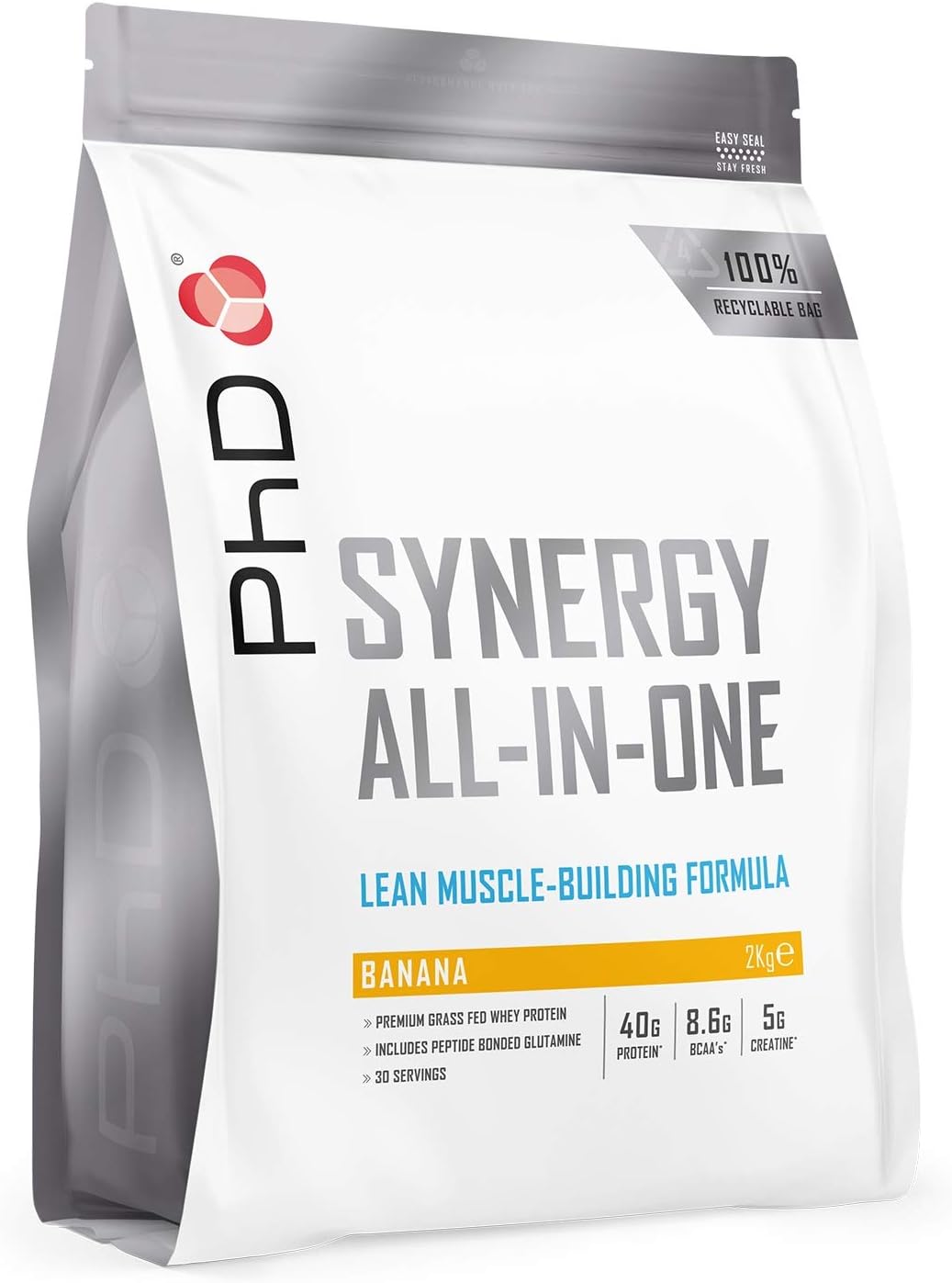 Phd Synergy all in one phased protein release shake, Lean Muscle