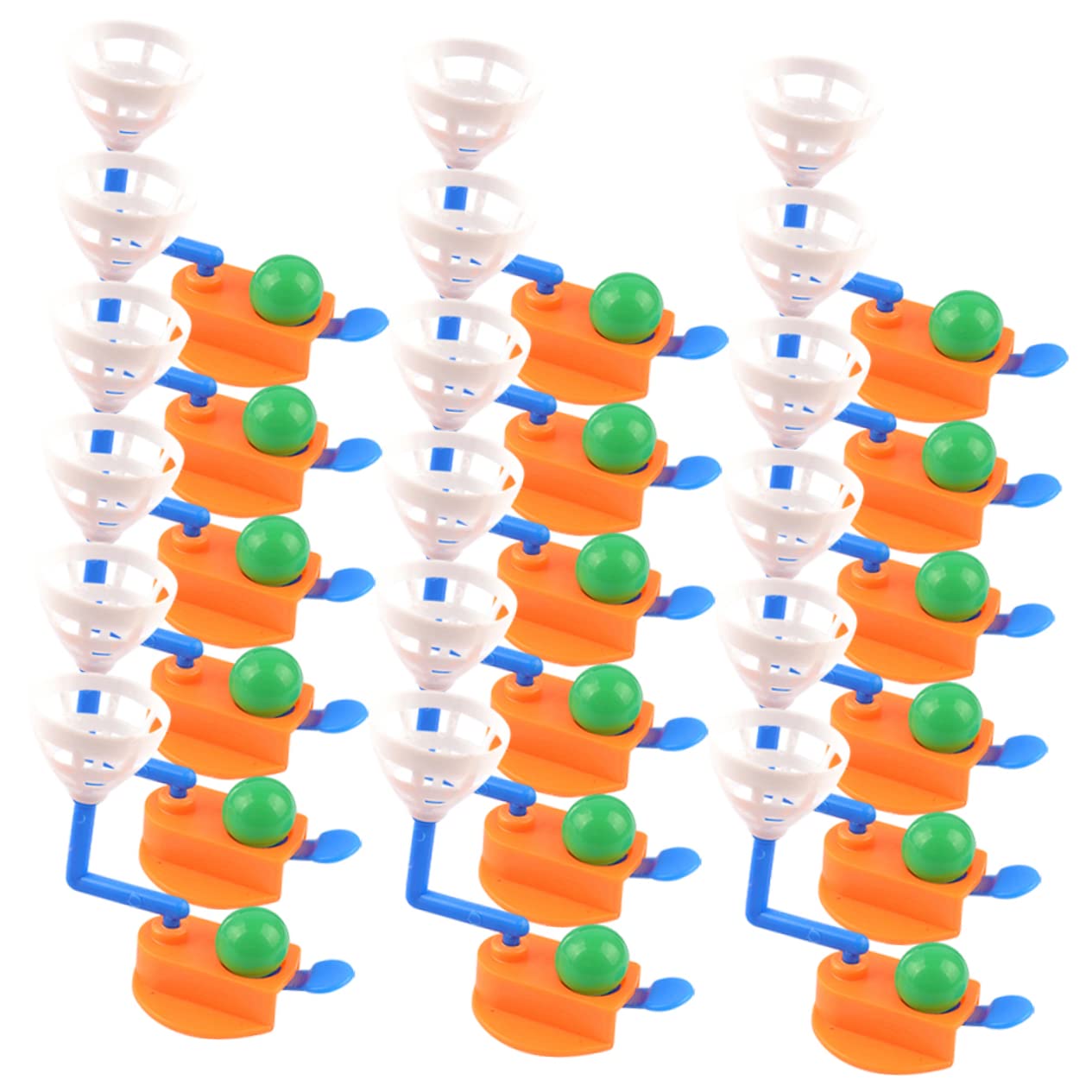 Hemoton 18pcs Mini Basketball Toy Interactive Finger Shooting Toy for Boys and Girls Basketball Party Favors Random Color