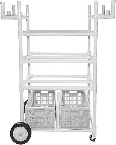 Miniatura 4 de Champion Sports Carro todo terreno de alto impacto - 53" L x 19" W x 59" H - Blanco