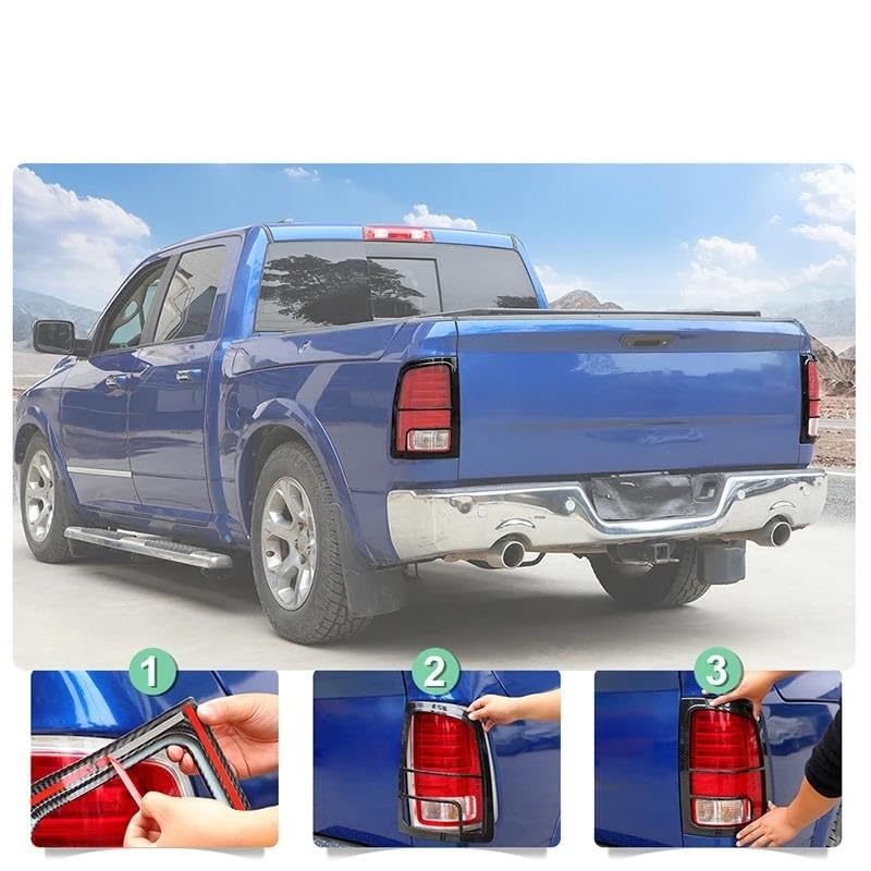 Feu arrière coque protection Dodge Ram accessoires 2009-2017 ABS